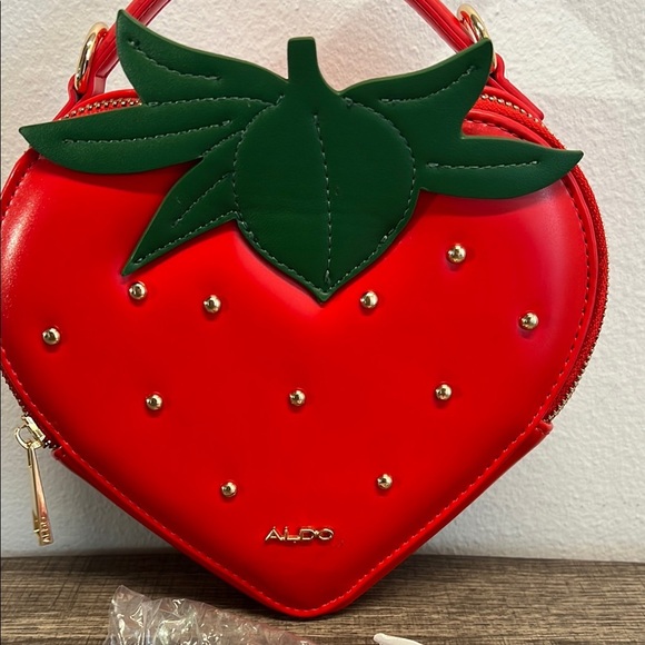 ALDO | Strawberry Mini Bag w/ Crossbody Strap - Picture 4 of 11